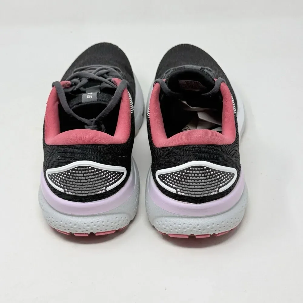 Brooks Ghost 16 Shoes Womens 9.5 M Black Raspberry Lightweight Running Sneakers